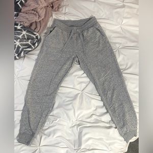 Heather grey size small joggers